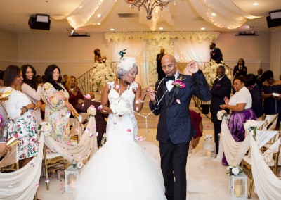 Indoor Wedding Ceremony Congratulations Just Married