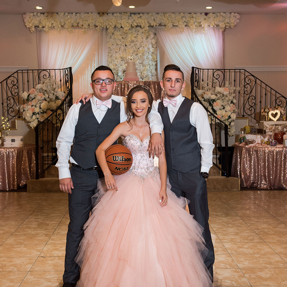 Villa Tuscana Reception Hall event showing Large Quinceanera Venue Fun Pictures