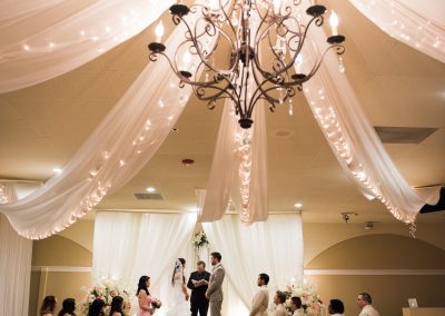 Villa Tuscana Reception Hall event showing indoor wedding reception