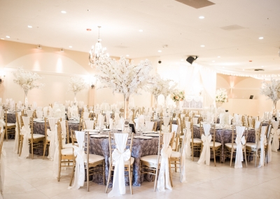 Villa Tuscana Reception Hall event showing Decorated Venetian Ballroom