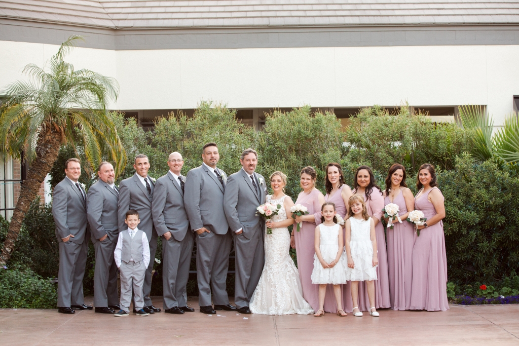 Villa Tuscana Reception Hall event showing kelly and robert wedding party