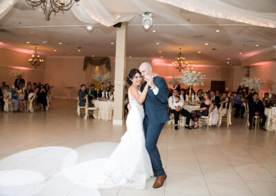 Villa Tuscana Reception Hall in mesa showing bride and groom first dance